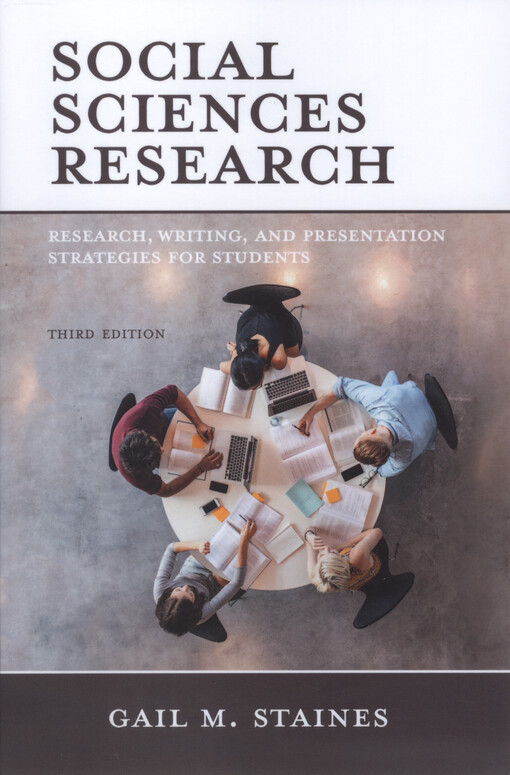 Social sciences research : research, writing, and presentation strategies for students