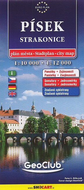 Písek městský plán 1:10 000 ; Strakonice : městský plán 1:12 000