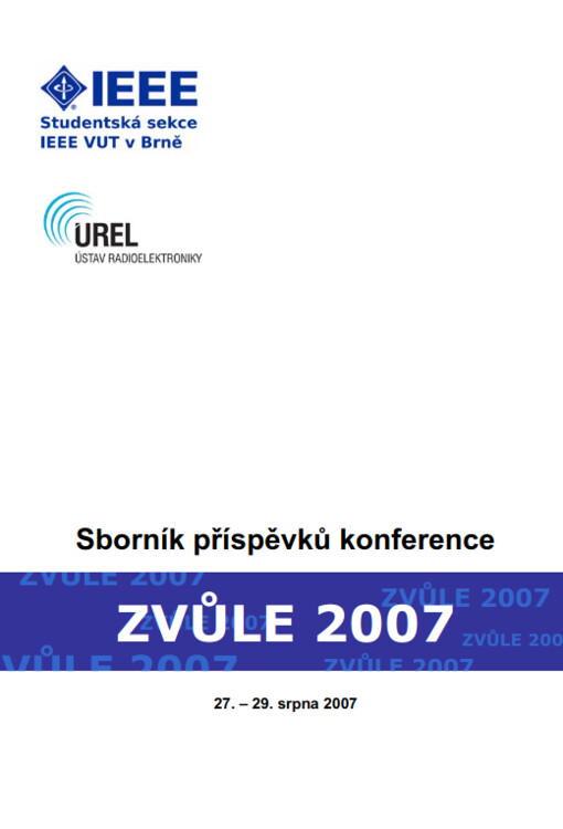 Zvůle 2007 : sborník příspěvků konference : 27.-29. srpna 2007, Zvůle