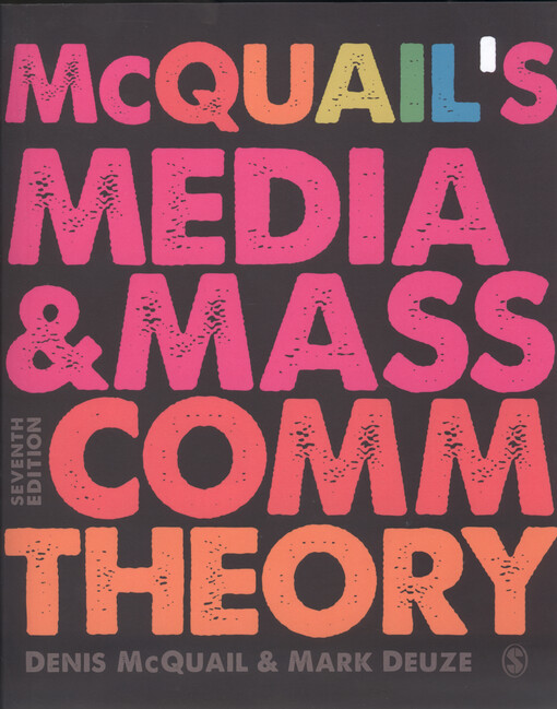 McQuail's media & mass communication theory