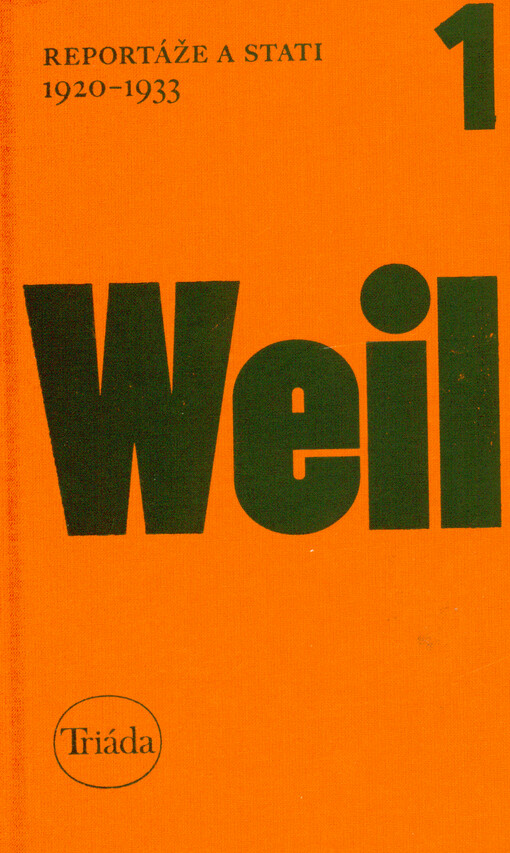 Reportáže a stati : 1920-1933