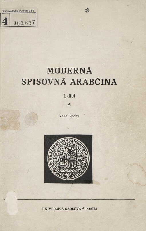 Moderná spisovná arabčina.I. diel