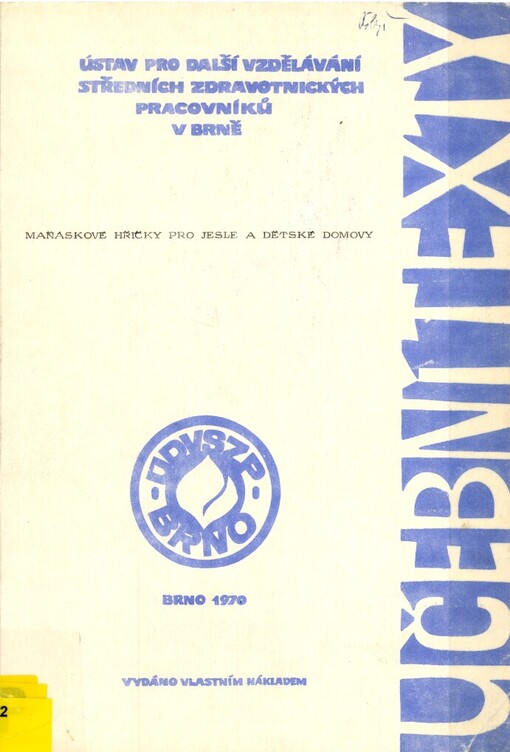 Maňáskové hříčky pro jesle a dětské domovy