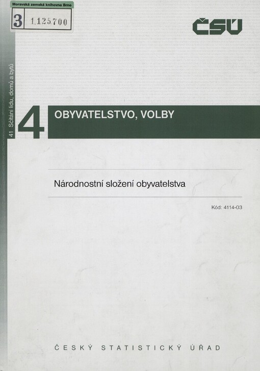 Národnostní složení obyvatelstva