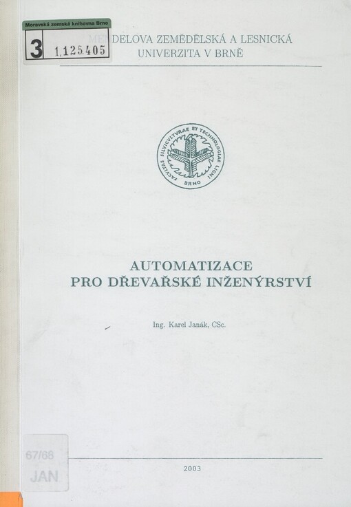 Automatizace pro dřevařské inženýrství