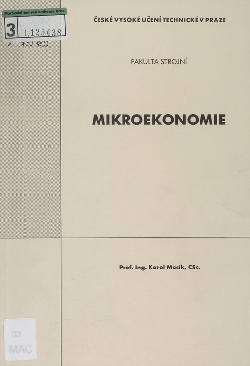 Mikroekonomie