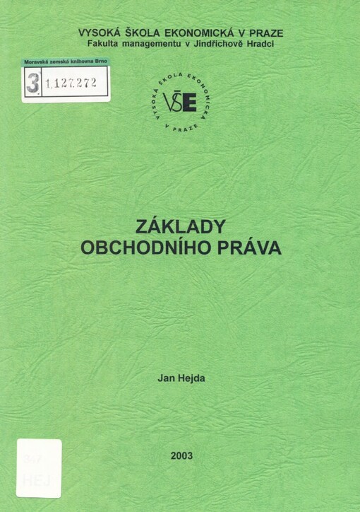 Základy obchodního práva