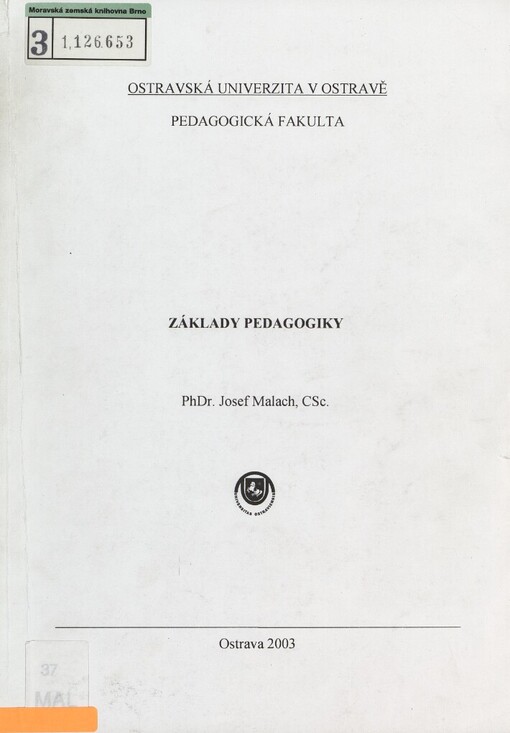Základy pedagogiky