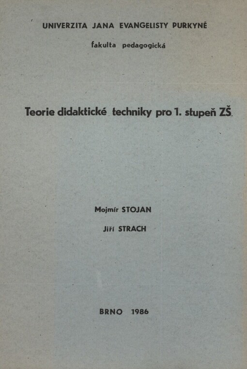 Teorie didaktické techniky pro 1. stupeň ZŠ