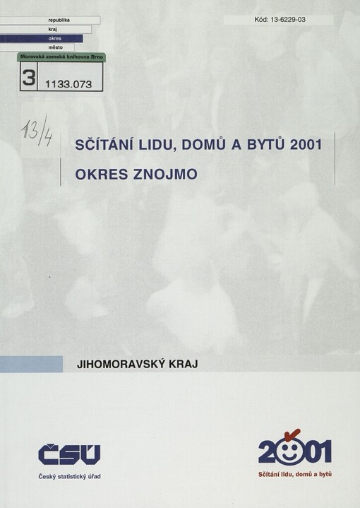 Sčítání lidu, domů a bytů 2001