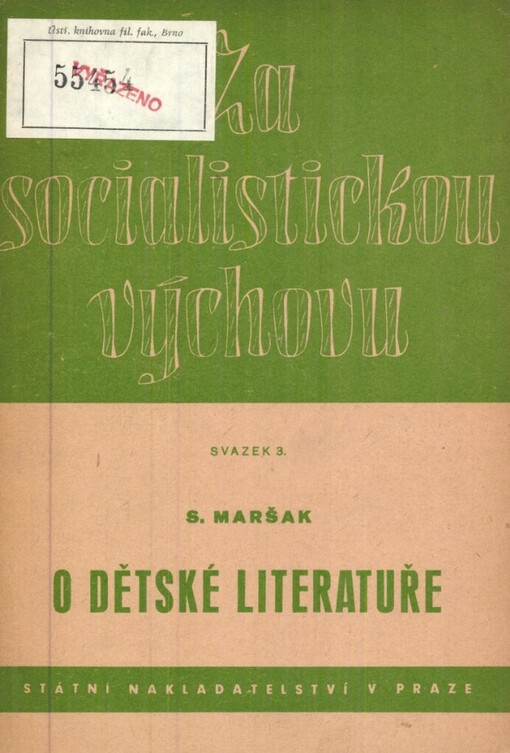 O dětské literatuře