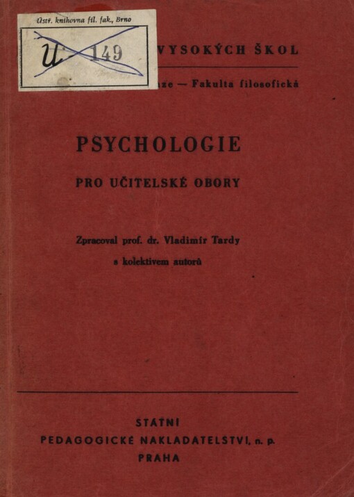 Psychologie pro učitelské obory