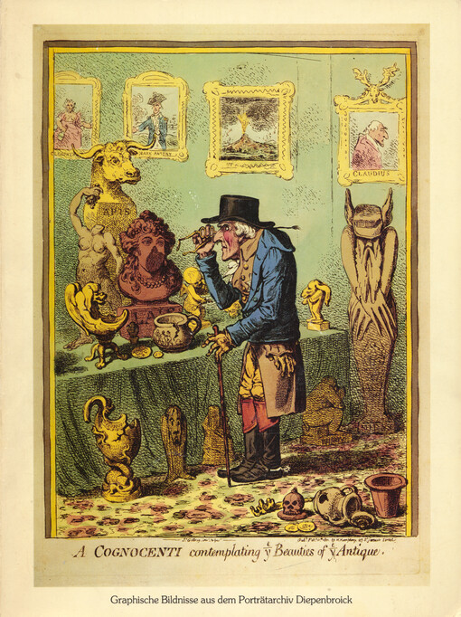 Der Archäologe : graphische Bildnisse aus dem Porträtarchiv Diepenbroick : 4.12.1983-15.1.1984, Westfälisches Landesmuseum für Kunst und Kulturgeschichte, Landschaftsverband Westfalen-Lippe, Münster : 16.2.-23.4.1984, Kestner-Museum, Hannover : 18.5.-12.8