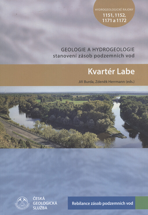 Kvartér Labe : hydrogeologické rajony 1151, 1152, 1171 a 1172