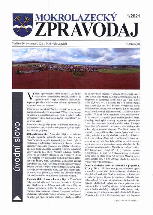 Mokrolazecký zpravodaj
