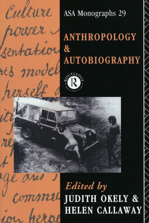 Anthropology and autobiography