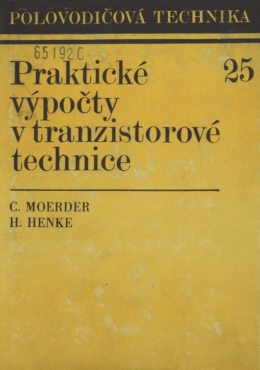 Praktické výpočty v tranzistorové technice
