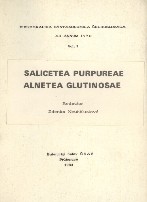 Salicetea purpureae Moor 1958: Alnetea glutinosae Br.-Bl.et Tx.1943