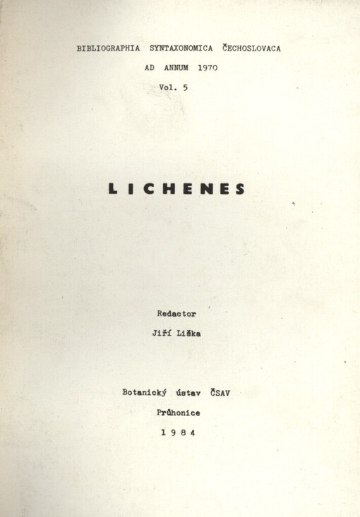 Lichenes
