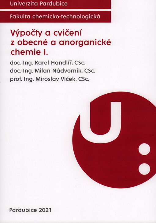 Výpočty a cvičení z obecné a anorganické chemie I.