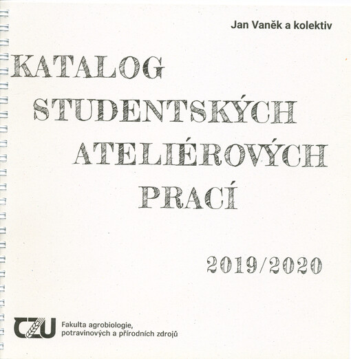Katalog studentských ateliérových prací 2019/2020