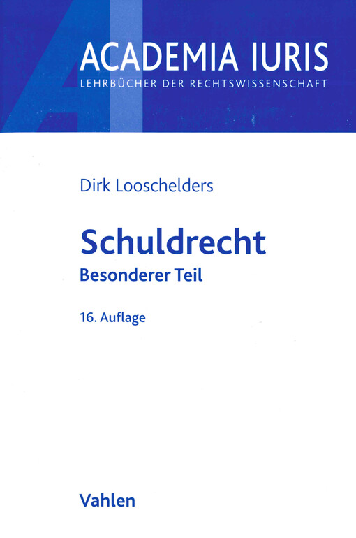Schuldrecht : besonderer Teil