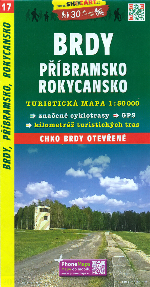 Brdy, Příbramsko, Rokycansko : turistická mapa 1:50 000