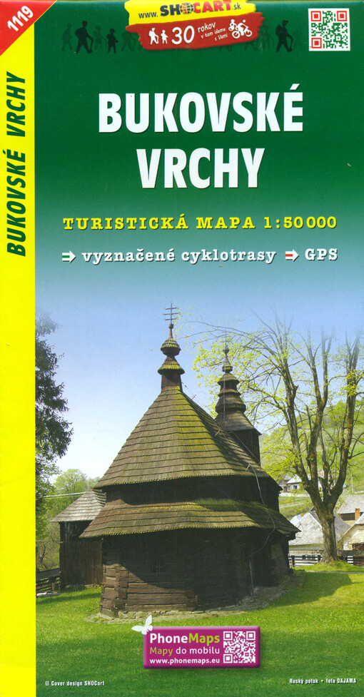 Bukovské vrchy : turistická mapa 1:50 000