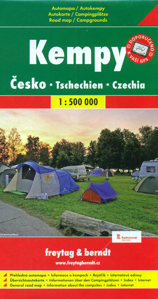 Camping : Česká republika : automapa = Czech Republic : road map = Tschechische Republik : Autokarte