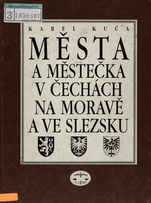 Města a městečka v Čechách, na Moravě a ve Slezsku