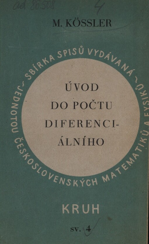 Úvod do počtu diferenciálního