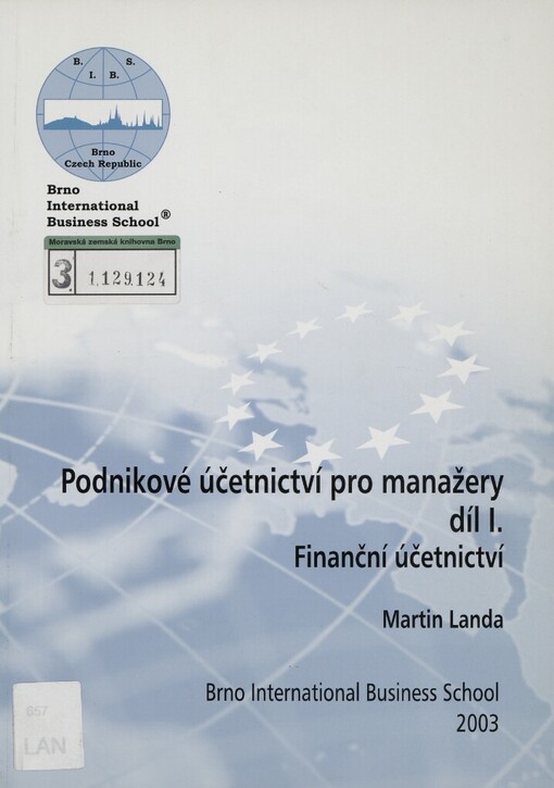 Podnikové účetnictví pro manažery