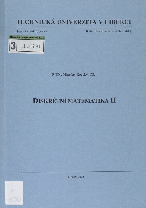 Diskrétní matematika