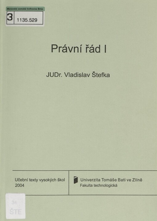 Právní řád: (základní kurz)