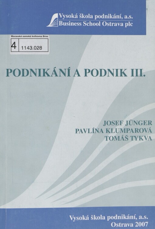 Podnikání a podnik