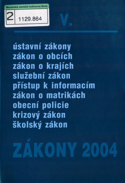 Zákony 2004