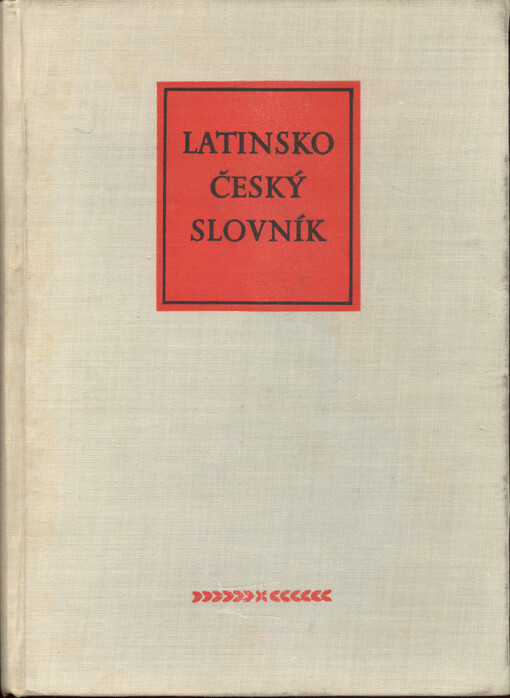 Latinsko-český slovník