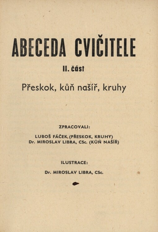 Abeceda cvičitele