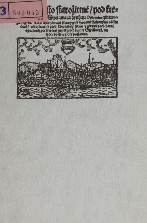 Soupis brněnských tisků: staré tisky do roku 1800