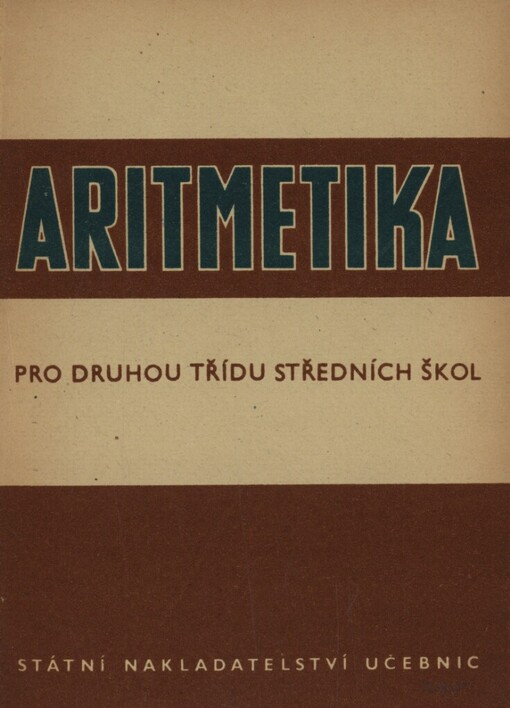 Aritmetika pro druhou třídu středních škol