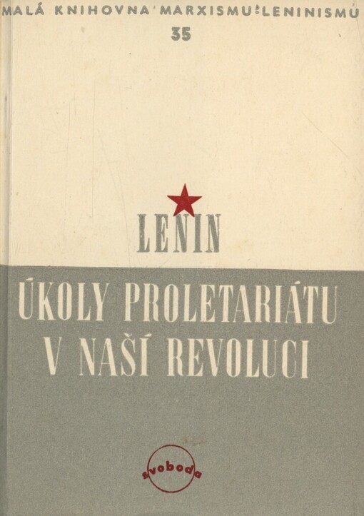 Úkoly proletariátu v naší revoluci
