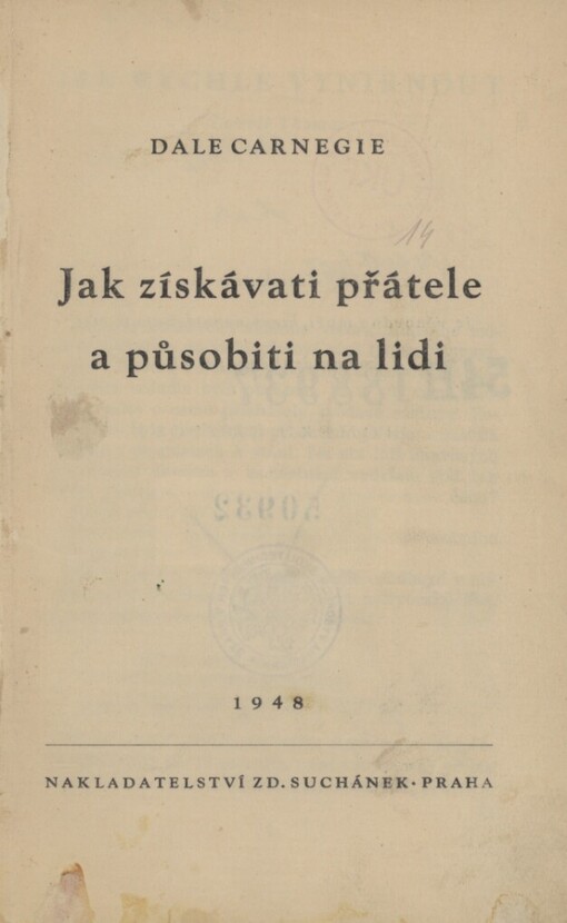 Jak získávati přátele a působiti na lidi