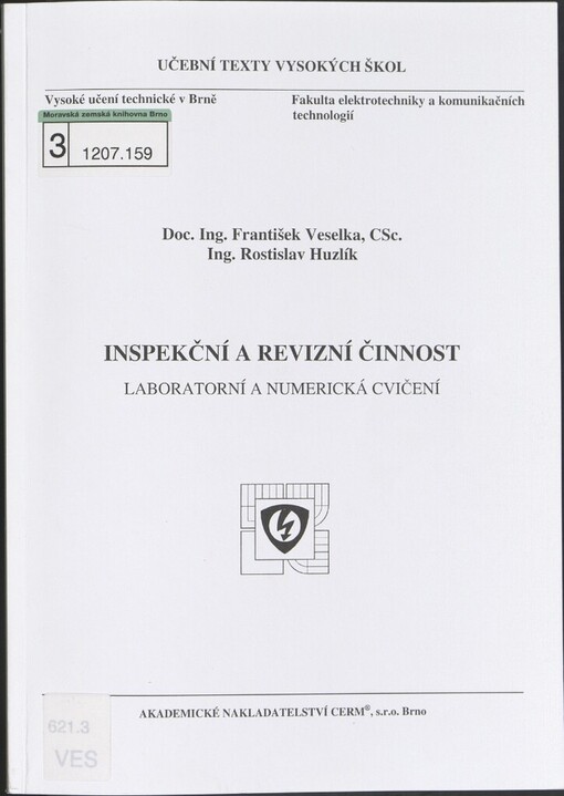 Inspekční a revizní činnost: laboratorní a numerická cvičení