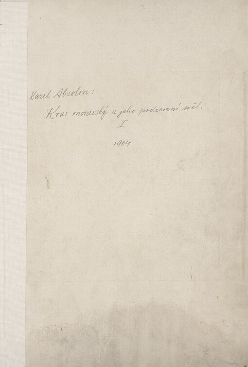 Kras moravský a jeho podzemní svět