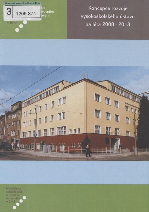 Koncepce rozvoje vysokoškolského ústavu na léta 2008-2013