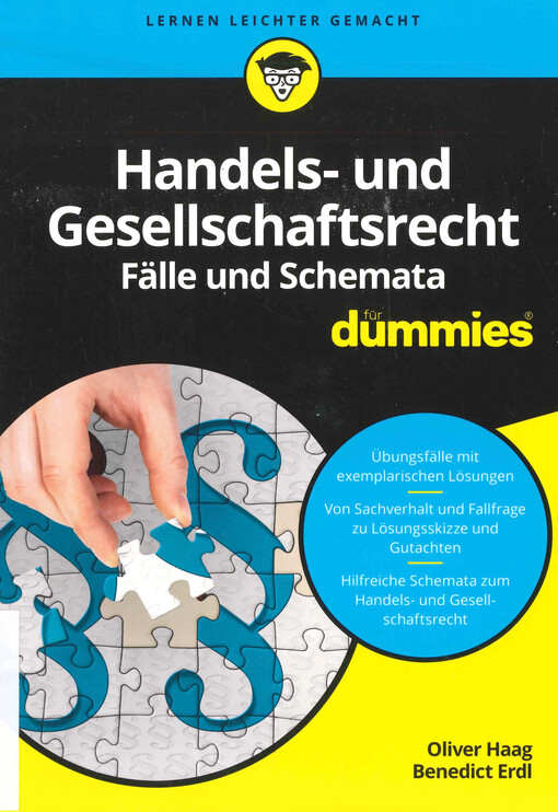 Handels- und Gesellschaftsrecht Fälle und Schemata für Dummies