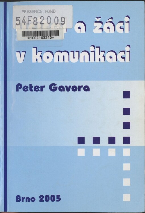 Učitel a žáci v komunikaci