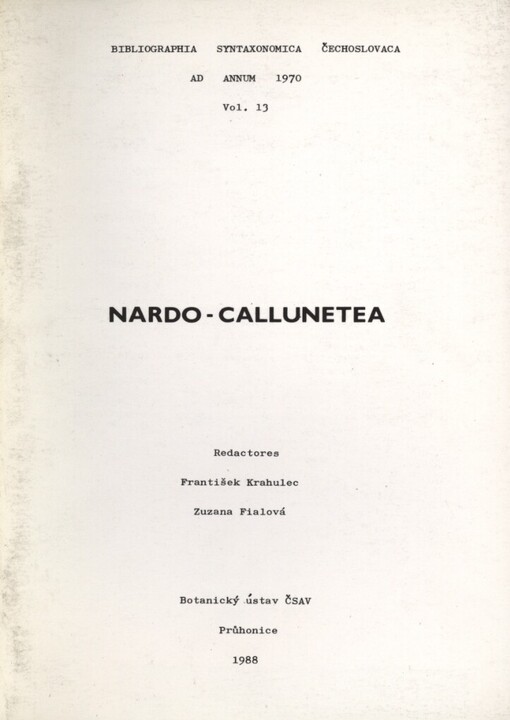 Nardo-Callunetea Preising 1949