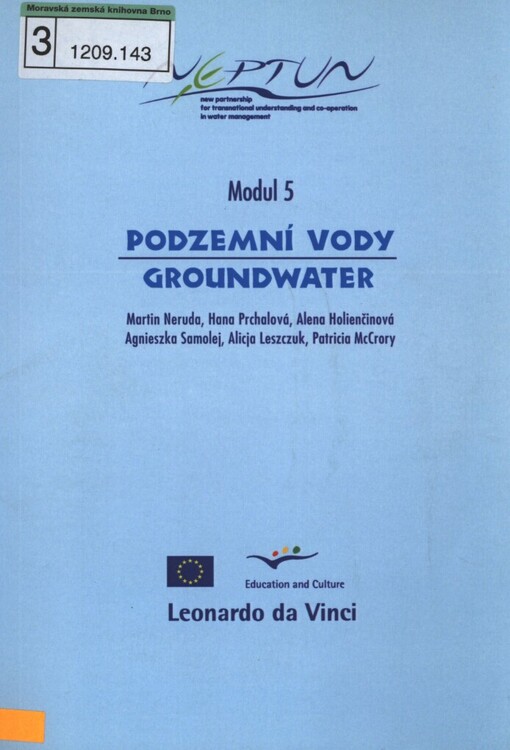 Podzemní vody: modul 5