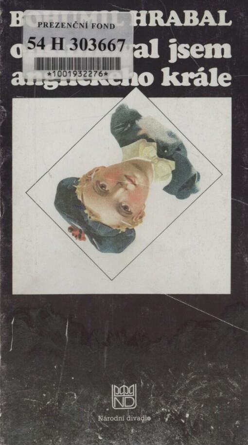 Bohumil Hrabal, Obsluhoval jsem anglického krále: premiéra 19. listopadu 1998 v Národním divadle